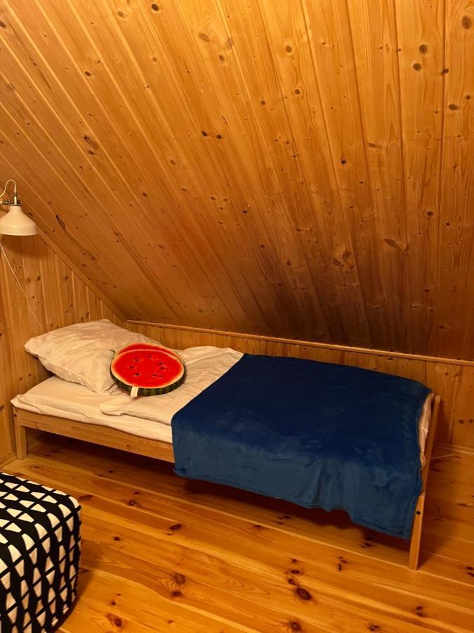 Domek Caloroczny Hawaje Nad Jeziorem Kazub Cieciorka Bagian luar foto