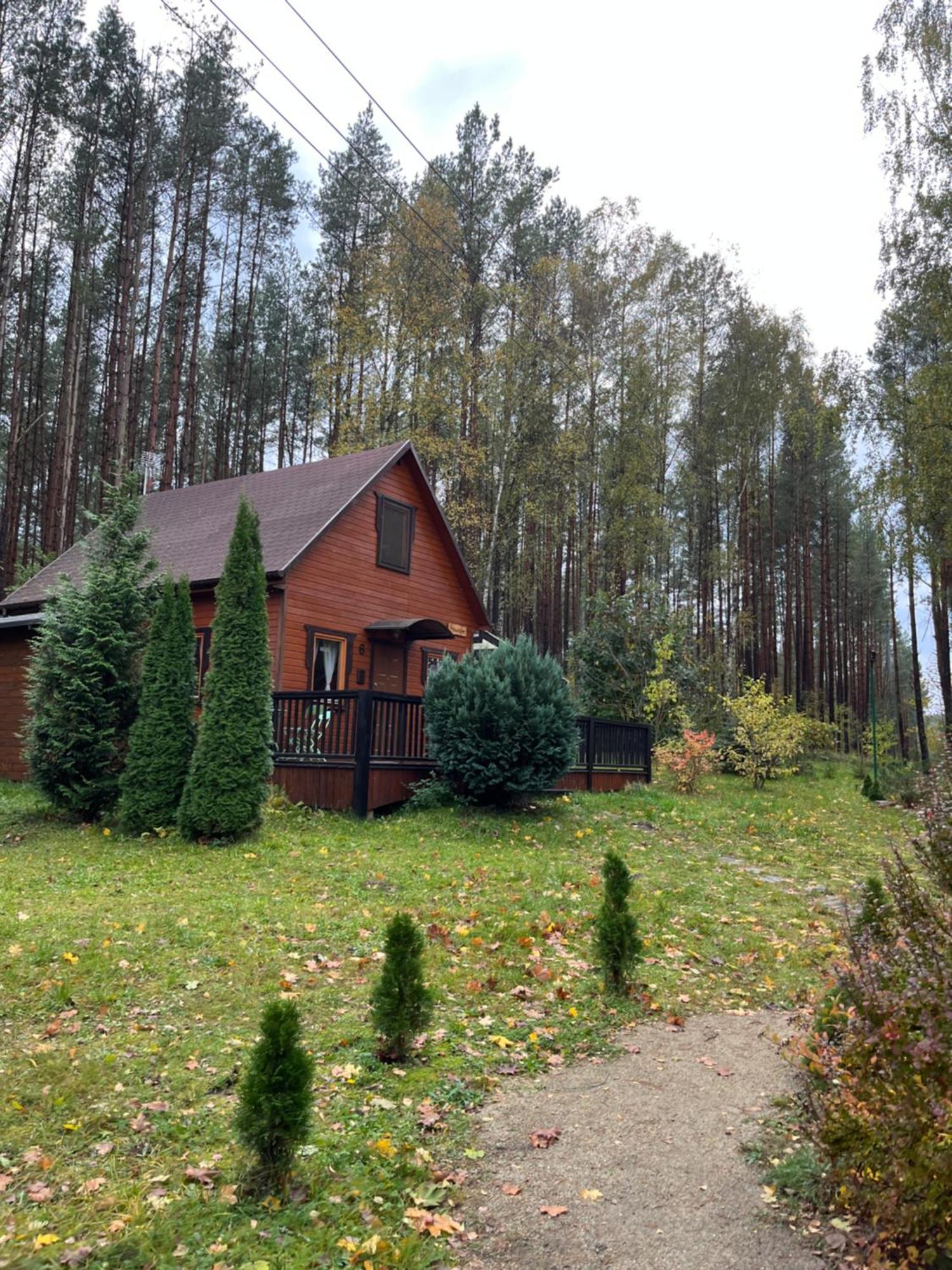 Domek Caloroczny Hawaje Nad Jeziorem Kazub Cieciorka Bagian luar foto