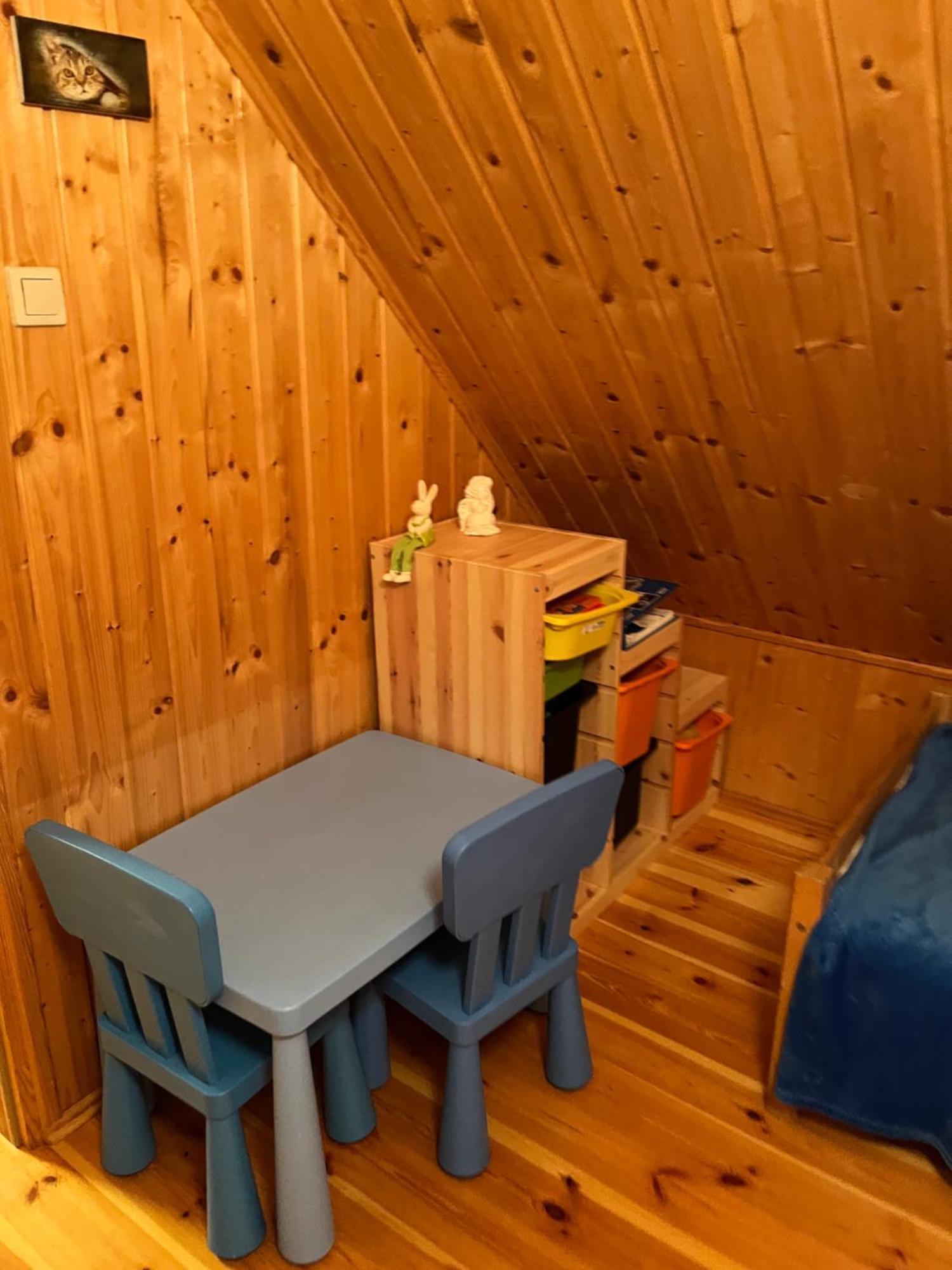 Domek Caloroczny Hawaje Nad Jeziorem Kazub Cieciorka Bagian luar foto