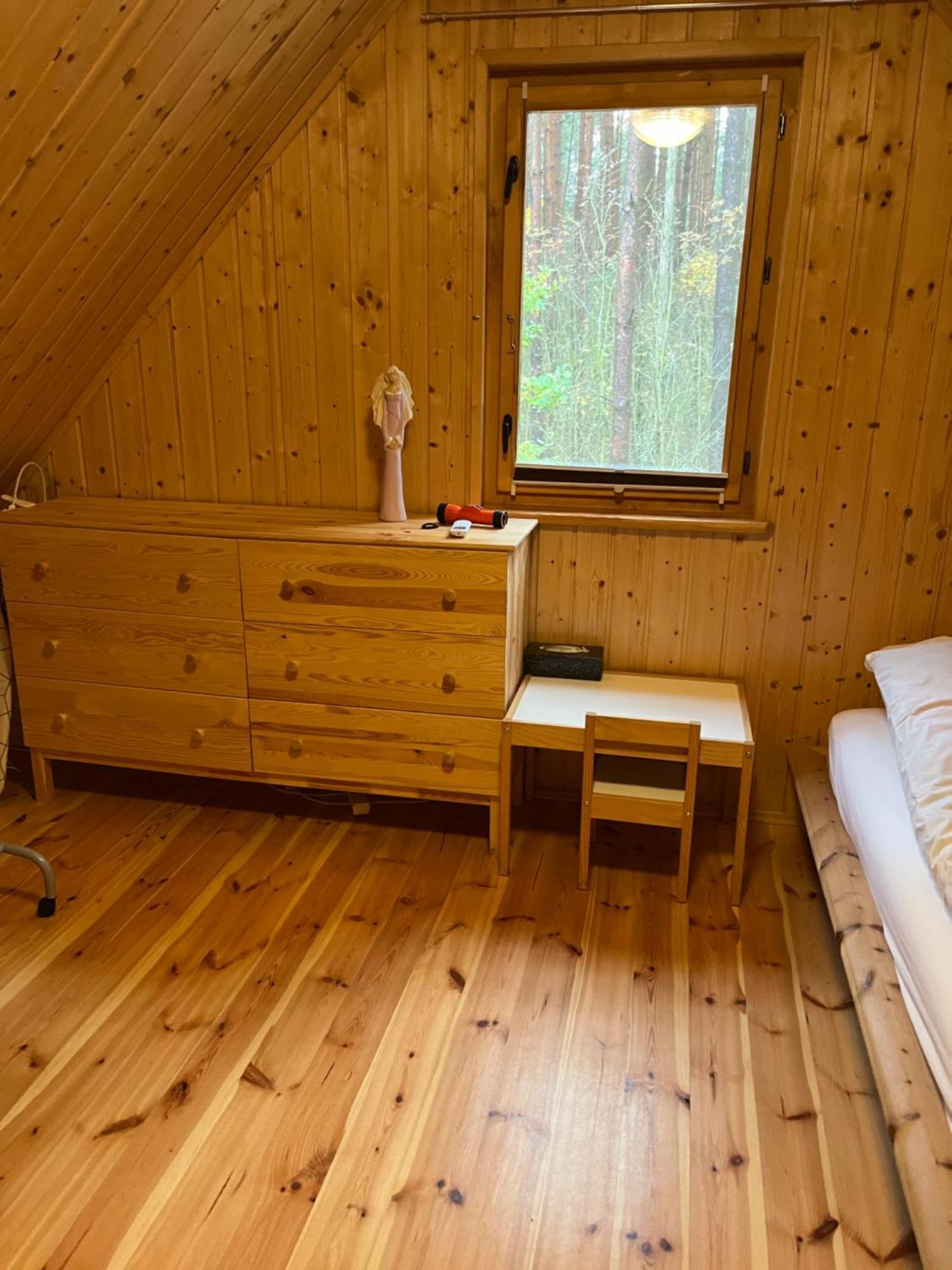 Domek Caloroczny Hawaje Nad Jeziorem Kazub Cieciorka Bagian luar foto