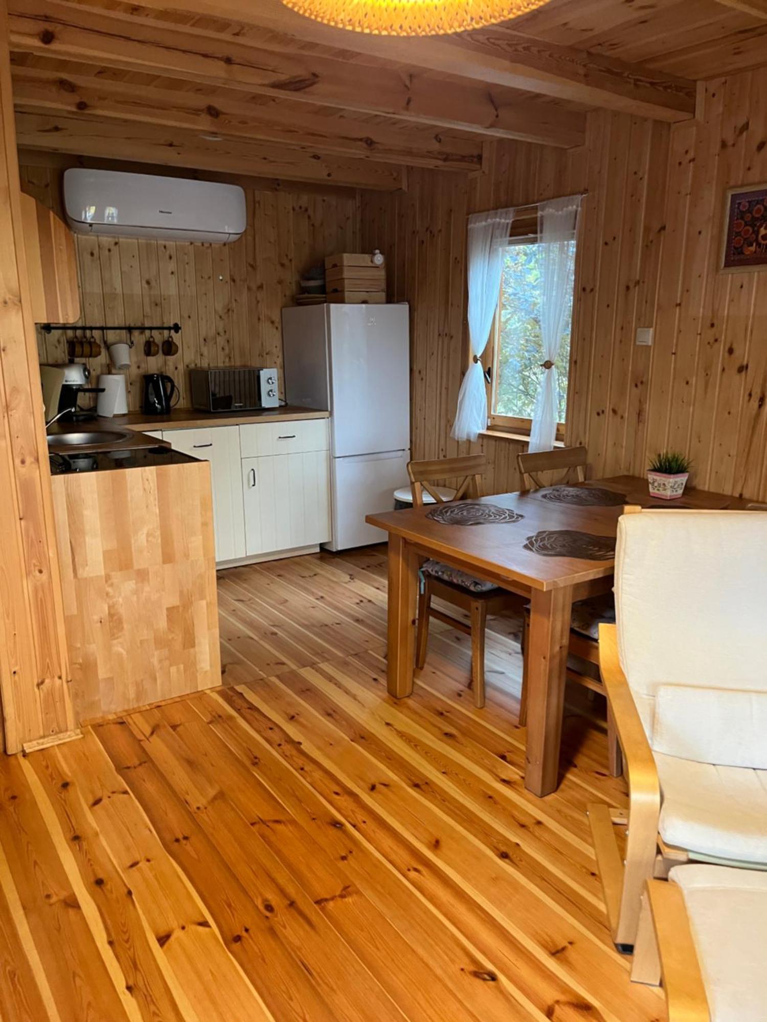 Domek Caloroczny Hawaje Nad Jeziorem Kazub Cieciorka Bagian luar foto