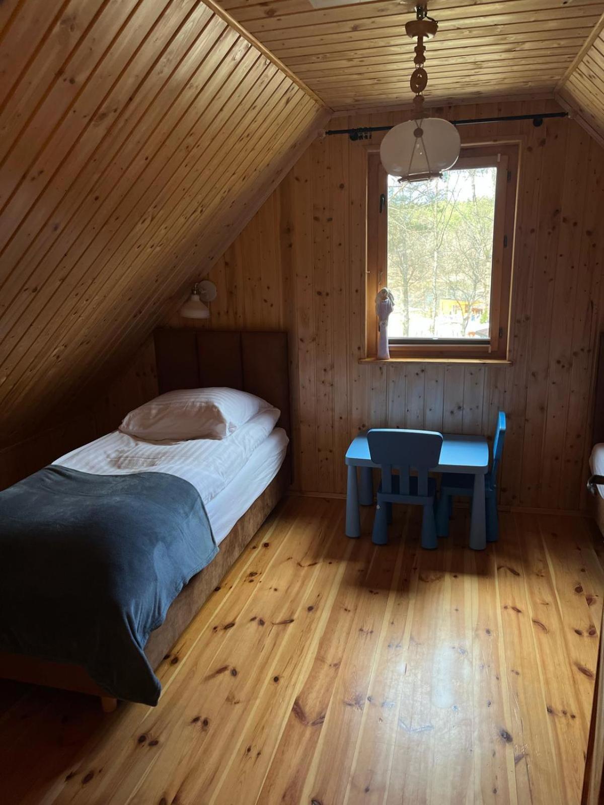 Domek Caloroczny Hawaje Nad Jeziorem Kazub Cieciorka Bagian luar foto