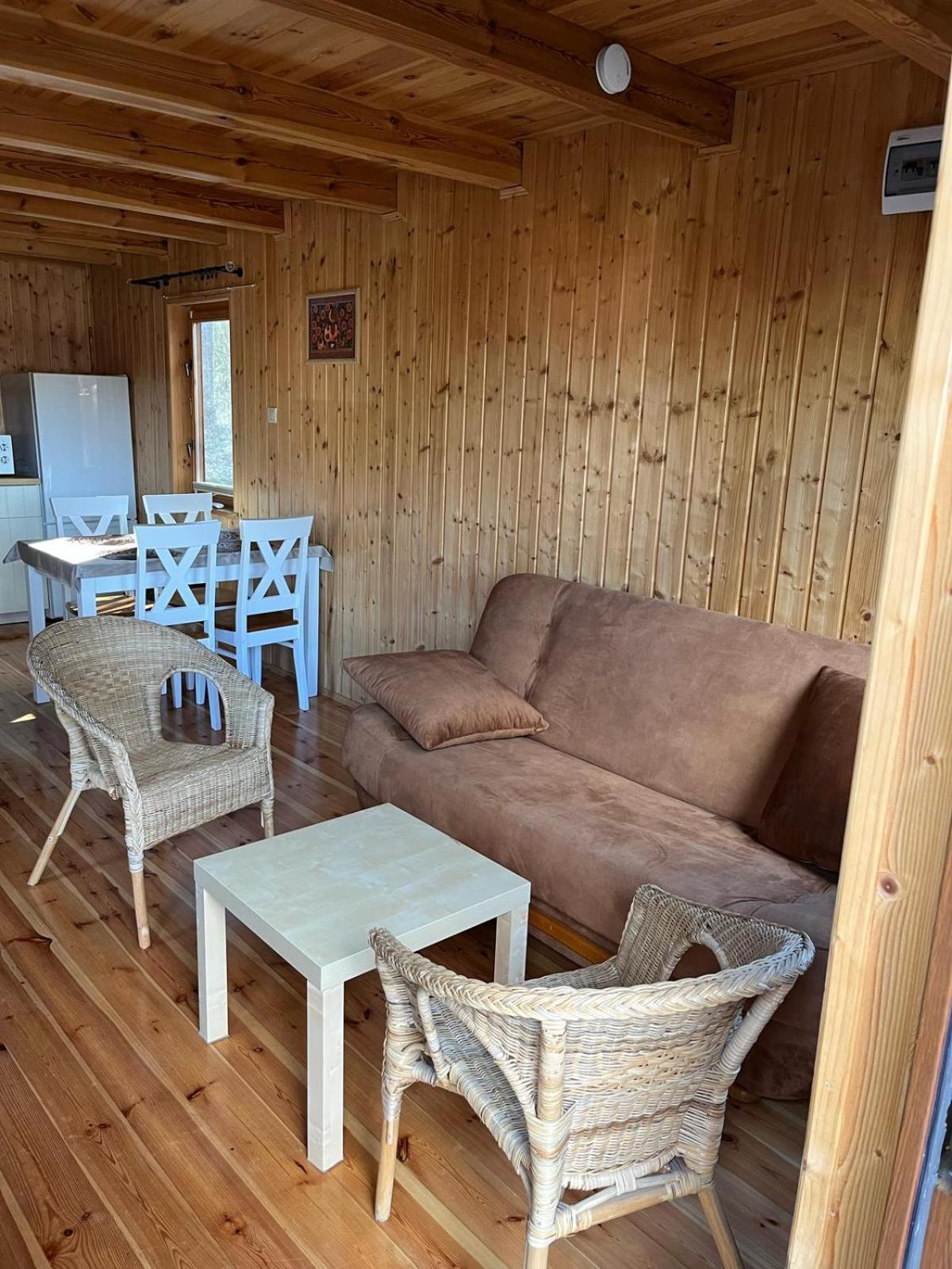 Domek Caloroczny Hawaje Nad Jeziorem Kazub Cieciorka Bagian luar foto